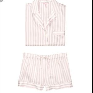 Victoria Secret  Lilac Striped Pyjama Shorts
